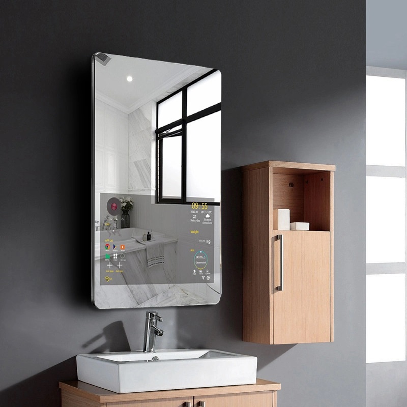 https://www.layson-display.com/smart-mirror-7-to-100-interactive-bathroom-tv-mirror-intelligent-magic-mirror-glass-touch-screen-mirror-for-hotel-smart- บ้านที่มีระบบปฏิบัติการ Android และผลิตภัณฑ์ไฟ LED/
