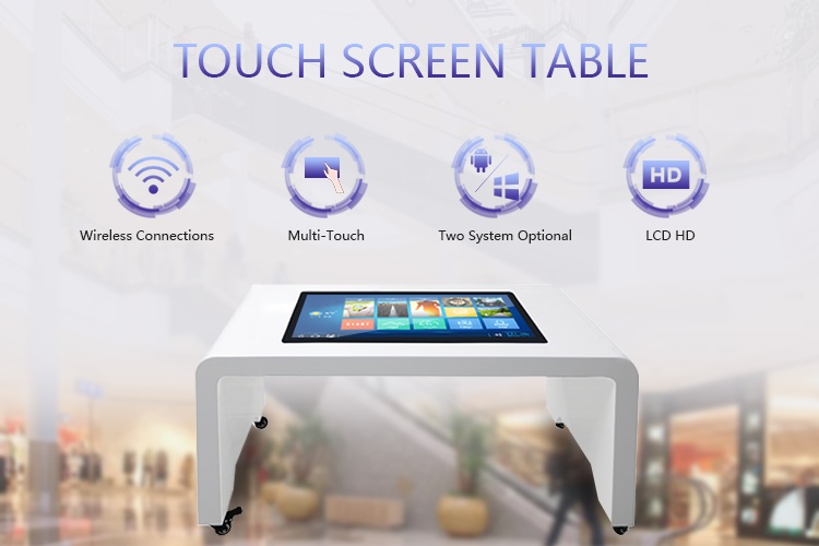 Inteligentný interaktívny stôl s viacerými dotykovými obrazovkami (4)